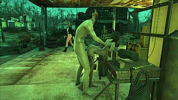 Oh Wow, Brunette Gets Fucked in Fallout 4 Sanctuary!