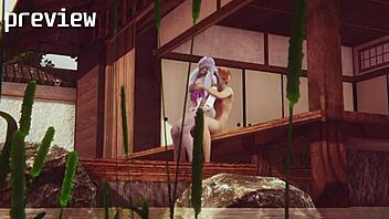 Young Kaguya Hentai Anime Naruto 3D