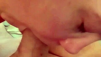 Intense blowjob on a massive monster cock with deepthroat and cum swallowing action!