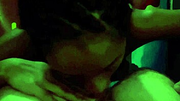 Sexy Ebony Blowjob Poolside