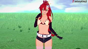 yoko littner having sex in tengen toppa gurren lagann pov