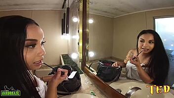 Can You Handle This Latina Teen’s Giant Ass Behind The Scenes? Safyra Safi!