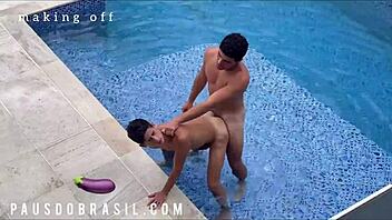 juninho oficial dominates in poolside action