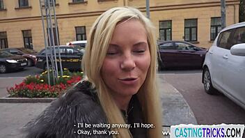 Cumsprayed Casting Teen 18+ Bends Over For Doggystyle Fucking. She Gets Interviewed In This Reality Sex Tape!