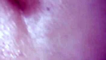 Close up of clitoris while masturbating.