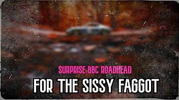 surprise bbc roadhead for the sissy faggot xvideos