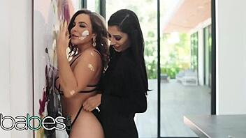 Natasha Nice and Gianna Dior arrive late to the party for muff diving and face sitting.