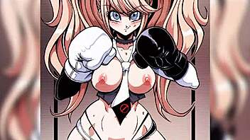 Enoshima Junko in steamy Danganronpa hentai