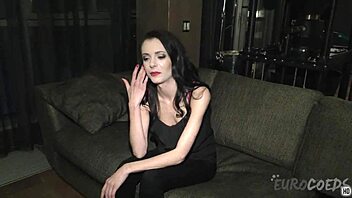 Tiny Brunette Kate Sottile's First Nude Video on Sofa?