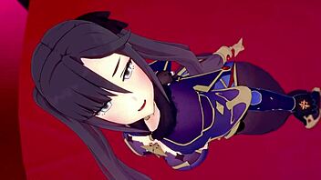 Mona in new gameplay seeks to be fucked in Hotel
