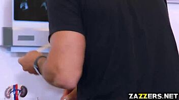 Dillon Harper enjoys a scene with Ramon