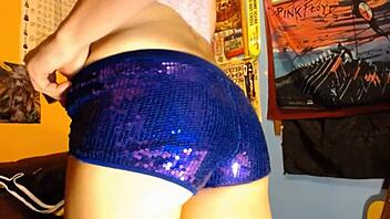 Fondling Your Package With Teasing Dildo!