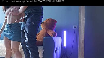 Spying on Me Masturbating, He Joined with His Cock and I Loved Helping Him