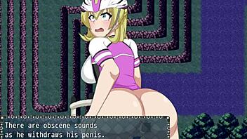 Blonde Loses Virginity In The Dark Night!