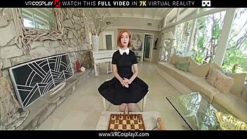 Beth Harmon plays fuck chess in VR with you! ♟️🔥