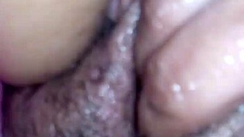 Close up of clitoris while masturbating.