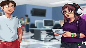 Summertime Saga episode with shaking barn