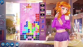 Gamer girls trying to pass the level.