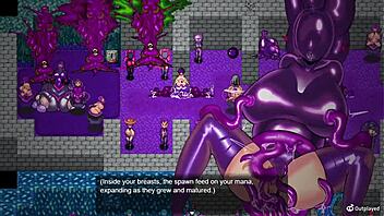 exploring the latex dungeon in this anime game gallery