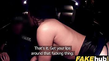 Fake Cop Makes Cheeky Lass Dare Outdoor Sex!