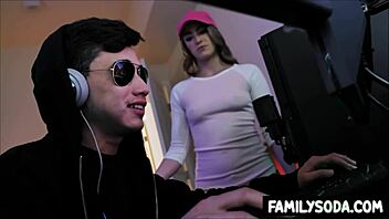 i banged my stepsis while gaming