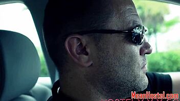 Pickedup teen sub gets roughly fucked in bondage