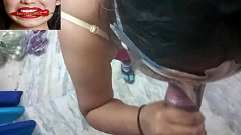 Step daughter gets cum on her face before going to school on Christmas morning