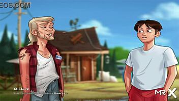 Summertime Saga episode with shaking barn