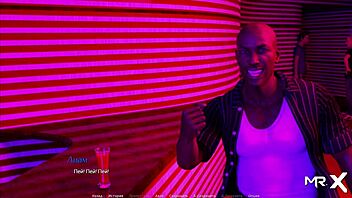 This babe shows her boobs during acting lessons in the club.