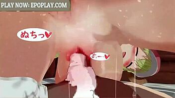 Getting fucked by Ilulu-chan, Lucoa-chan, and Hestia-chan in 3D porn animation