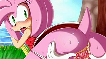 Sonic And Amy Engage In Detailed Hentai Sexual Encounters