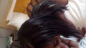 Feel the passion as Vivi Marques bends over in heels.