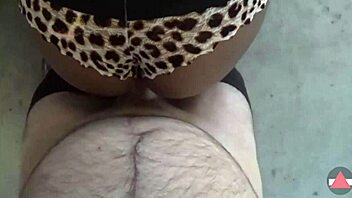 Pov view of big ass bent over for monster cock creampie in panties 😍