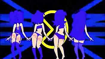 Pacman Ghost Girls Dance Horny In Hentai Phases!