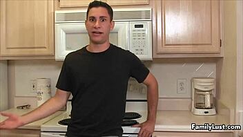 young guy drilling milf's pussy hard for cumshot