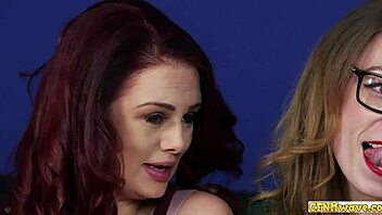 CFNM Babes Dominate Group Cocksucking in Humiliating Scene