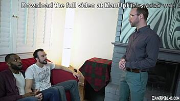 Manupfilms threesome cures gay couple 😈