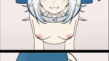 i love this costplayer and sharkgirl combo with big cocks