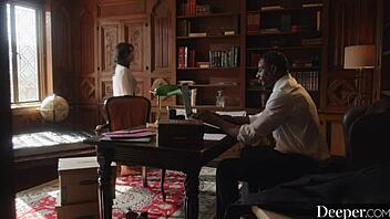 Damn! Naughty Secretary Valentina Rides Boss BBC Hard!