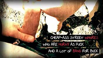 Skinny street whore fucked cheap in dirty car deal