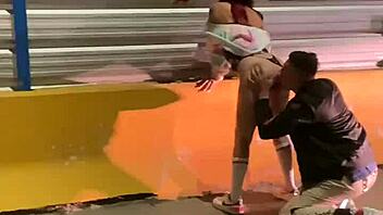 Teen 18+ caught naked on the street near friends’ house.