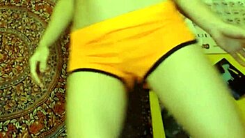 Fondling Your Package With Teasing Dildo!