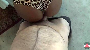 Pov view of big ass bent over for monster cock creampie in panties 😍