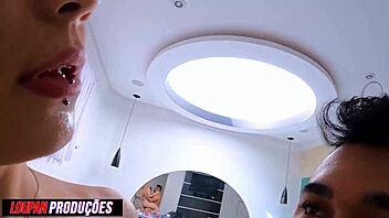 blonde brazilian kyra loupan rides hard giving her ass with passion