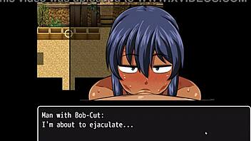 Tanned girl Natsuki squirts in public bath