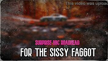 surprise bbc roadhead for the sissy faggot xvideos