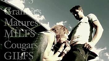 初めてのおばあさんオーギーでワイルドなチンポアクション、衝撃のツイスト！