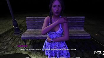 This babe shows her boobs during acting lessons in the club.