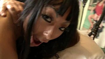 exotic busty gaia deepthroats and rides big cock in wild session