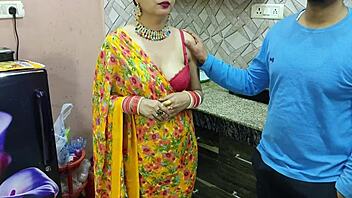 Blackmailing Ex-GF Turned Bhabhi for Kitchen Ass Fucking